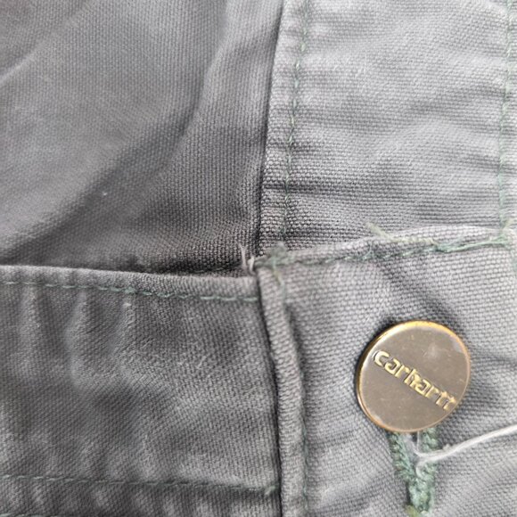 Carhartt Original Dungaree Fit B151 FAT Men's Work Pants Gray 44x30 - Picture 7 of 11